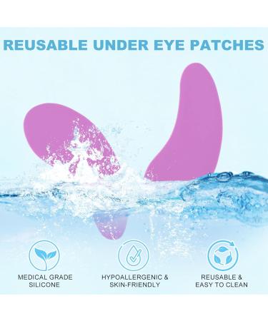 Joez Wonderful Under Eye Patches - Reusable Silicone Eye Masks to Reduce Wrinkles & Fine Lines | 5 Pairs for Skin Care - Buy Online on GoSupps.com