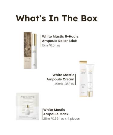 MASTINA White Mastic Essential Kit | Korean Skin Care Set for Dark Spots & Hyperpigmentation | Vegan Collagen & Beta-Glucan | International Shipping - Buy Online on GoSupps.com