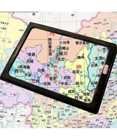 ES Vision aids Square A4 Desktop LED with Light 3 Times High-Definition Handheld Portable Children Elderly Elderly Reading Newspaper Mobile Phone Repair IDEN Full of Stars - Buy Online on GoSupps.com