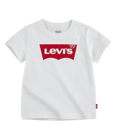 Levi'S Kids Lvb S/S Batwing Tee Baby Boys 12 Months White