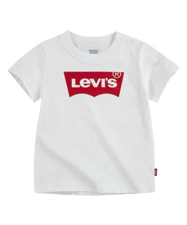 Levi'S Kids Lvb S/S Batwing Tee Baby Boys 24 Months White