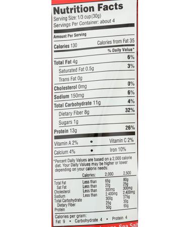 Seapoint Farms Low Sodium Roasted Dried Edamame - 4 oz Pack - Buy Online on GoSupps.com