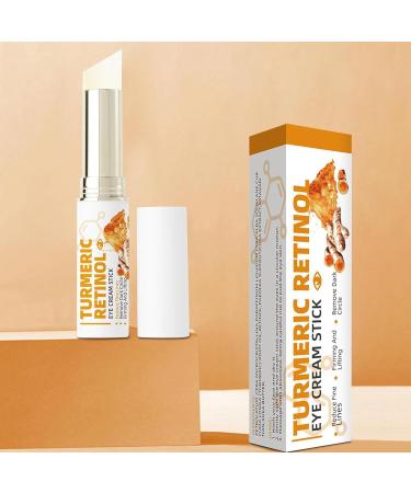  JINGLING Turmeric eye cream stick 3g turmeric retinol reduces puffiness and tear bags anti-aging eye cream - Buy Online on GoSupps.com