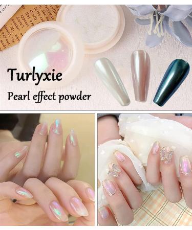 Turlyxie 6 Chrome Nail Powder - Mirror Effect | Holo Chrome & Pearl Powder | Nail Art Essential C2 - Buy Online on GoSupps.com