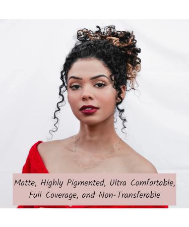 Emma Burgundy Red Matte Liquid Lipstick - Long Lasting & Waterproof | Talc-Free, Mica-Free, Gluten-Free, Paraben-Free - Buy Online on GoSupps.com