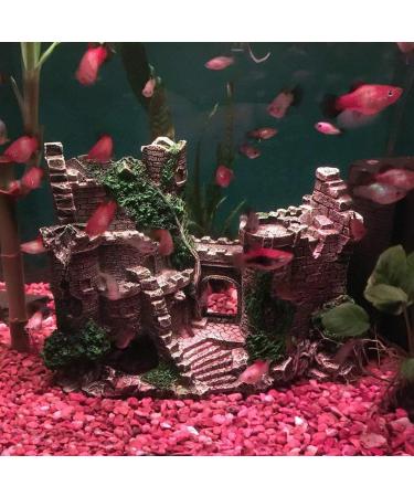 SLOCME Aquarium Ornaments - Eco-Friendly Resin Castle Decorations for Your Aquarium - Buy Online on GoSupps.com