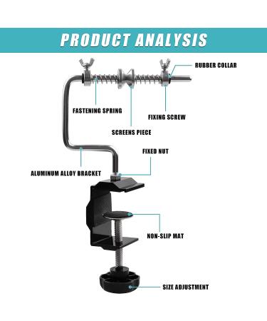 Adjustable Fishing Line Spooler Machine with Clamp | Portable Spooling Station System for Spinning Reels - Buy Online on GoSupps.com