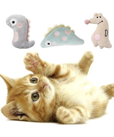 FANTESI 6 Pcs Cat Catnip Toys Interactive Cat Toys Cartoon Catnip Chew Toys Soft Plush Cat Pillow Entertaining Toys for Pet Kitten Cat Playing Chewing Grinding Claw Teeth Cleaning - Buy Online on GoSupps.com