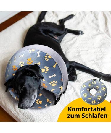 XL Inflatable Dog & Cat Collar - Soft Surgical Leak Protection | OMH Dog Collar - Buy Online on GoSupps.com