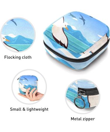Period Bag Sanitary Napkin Storage Pouch - Cartoon Animal Bird Pattern - Color2280 - Buy Online on GoSupps.com