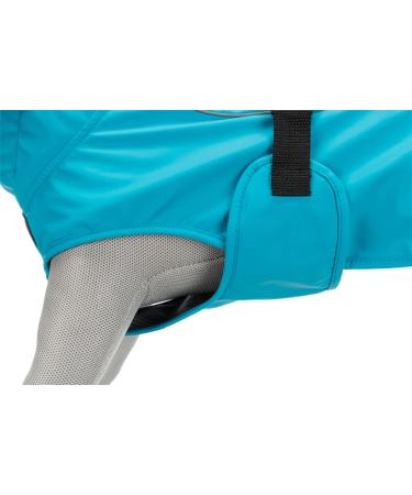 Trixie Vimy Dog Raincoat L - Turquoise Waterproof Jacket with Reflective Elements Adjustable & Comfortable 50 cm - Buy Online on GoSupps.com