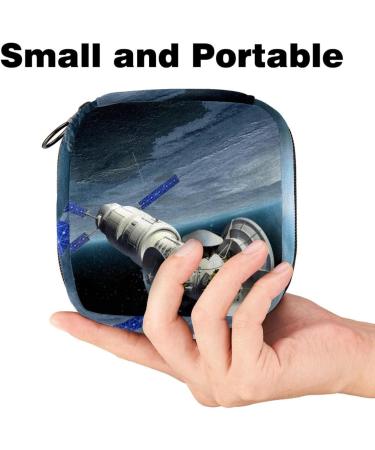 Menstrual Pad Bag with Zipper - Stylish Tampon Pouch for Women & Girls | Universe Space Design - Buy Online on GoSupps.com