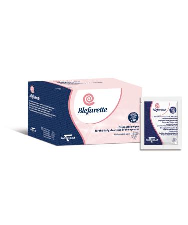 Blefarette Eye Cleansing Wipes - 30 Disposable Wipes