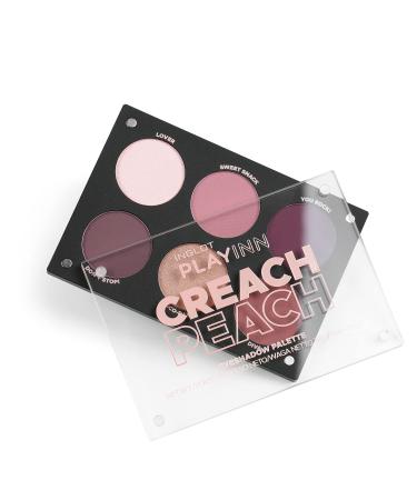 Buy Inlot Playinn Creach Peach Eyeshadow Palette - 6 Unique Shades 3 Matte & 3 Shiny - Full Eye Makeup (7.8g) | International Shipping Available - Buy Online on GoSupps.com