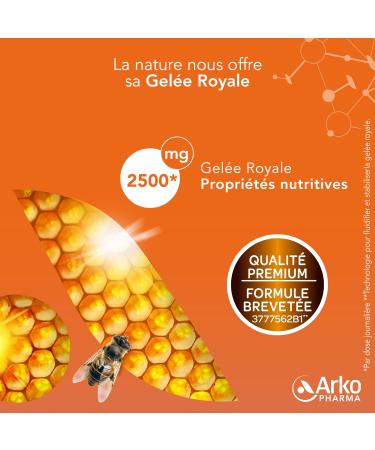 Arkopharma Arko Royal Jelly 2500 mg Organic 20 Phials - Buy Online on GoSupps.com