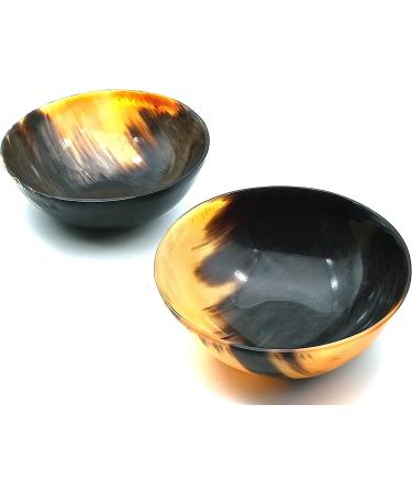 Natural Yak Horn Shaving Soap Bowl - Men's Shave Cup - Gift for Him - Buy Online on GoSupps.com