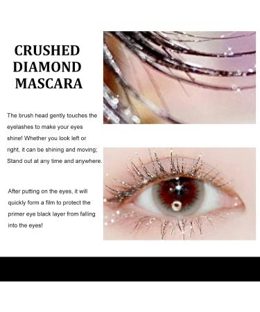 Glitter Diamond Waterproof Tubing Mascara - Lengthening & Sparkling Eye Makeup for All Ages and Skin Types - Perfect for Parties & Weddings - 1PC - Buy Online on GoSupps.com
