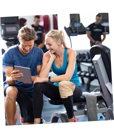 FRCOLOR Knee Pads - 2 Rolls Compression Support Brace for Dance & Fitness - Elastic Knee Cushion Sleeves with Nylon Straps for Sports - Buy Online on GoSupps.com