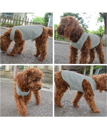 Yaodhaod Cotton Dog Clothing - Soft Breathable T-Shirts for Small & Medium Dogs | Sun Protection | Available in Black & Gray - Buy Online on GoSupps.com