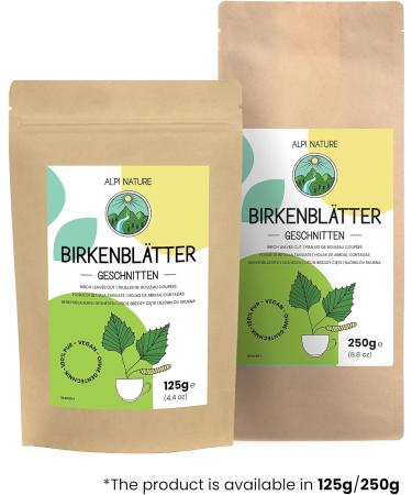 Alpi Investment OOD Birch leaf tea 250g from Alpi Nature loose birch tea birch leaves dried and cut for preparing birch tea birch leaf tea and herbal tea - Buy Online on GoSupps.com