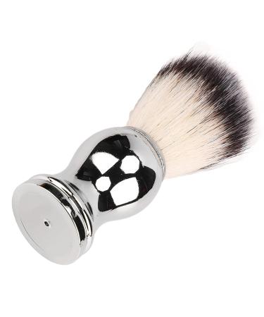 Handmade Shaving Brush with Silver Handle - Premium Anggrek Razor Brush for Salons & Home Use - Buy Online on GoSupps.com