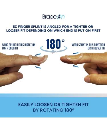 Buy Brace On EZ Finger Splint Kit - 44 Piece Adjustable Hand Injury Support | International Shipping Available - Buy Online on GoSupps.com