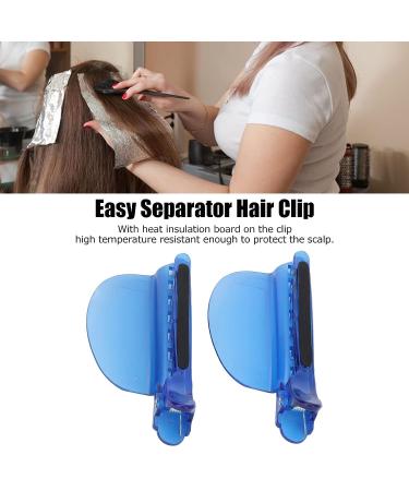 2PCS Sectioning Clips - Heat Insulation Speed Separator Clip for Hair, Blue - Buy Online on GoSupps.com