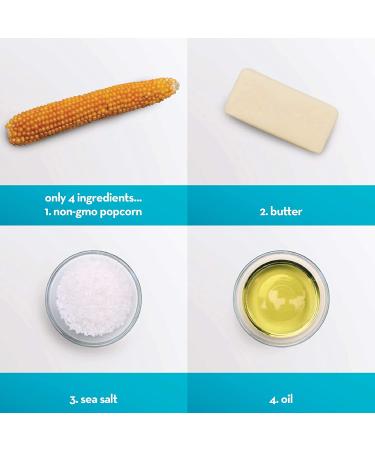 JOLLY TIME Simply Popped Natural Microwave Popcorn | Non-GMO & Palm Oil-Free | 3-Count Box (Pack of 4) Butter Flavor 3 oz (Pack of 12) - Buy Online on GoSupps.com