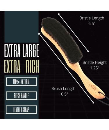 Premium Hat & Clothes Brush | 100% Horsehair Lint Brush for Suits Cowboy Hats & Pet Hair Cleaning - Buy Online on GoSupps.com