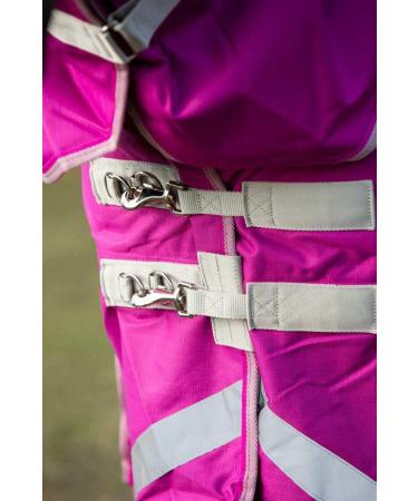Swish Equestrian 100g Detachable Neck Turnout Rug - Mulberry 6'6 - Buy Online on GoSupps.com