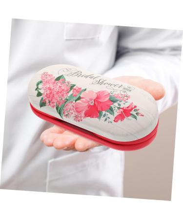 Buy Healvian Double-Lodged Glasses Case | 2-in-1 Travel Storage Box for Lens & Glasses with Mirror & Tweezers | Durable Leather PU | International Shipping - Buy Online on GoSupps.com