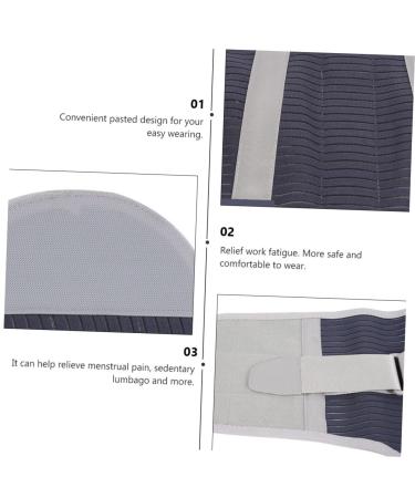 Waist Support Heated Brace | Back Pad & Lumbar Support Belt | Slim Belly Band Heating Cushion 120x30cm - Buy Online on GoSupps.com