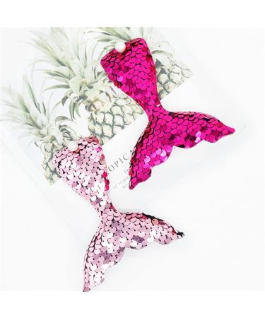 Glittering Sequins Mermaid Tail Hair Clips for Women & Girls | Blue Flip Sequins Styling Accessories - Buy Online on GoSupps.com
