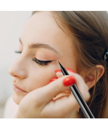 Liquid Eyeliner Waterproof Eyeliner Liquid - Black Liquid Eyeliner for Sweatproof Eye Makeup Long-Lasting Liquid Eye Liner for Women and Makeup Artists Lambo Black (Cotton Head) - Buy Online on GoSupps.com