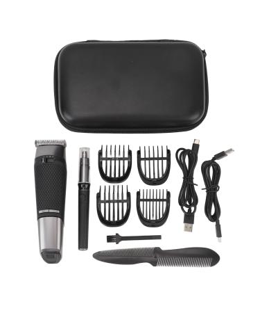 TARSHYRY Compact and Portable Hair Clipper Kit with Nose Trimmer for USB Quick Waterproof