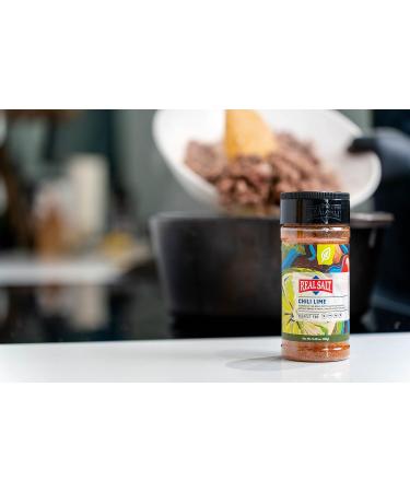 Redmond Real Sea Salt - Natural Unrefined Gluten Free Chili Lime Shaker - Buy Online on GoSupps.com