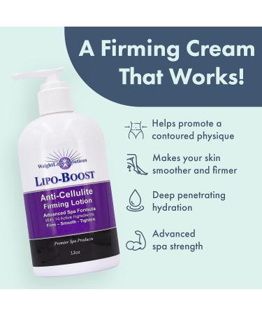 WeightLoss-Solutions Lipo-Boost Cellulite Cream with Caffeine - Advanced Firming Lotion for Thighs, Butt, Stomach, Breasts, Arms - Smooth, Firm, Tone, Tighten - Buy Online on GoSupps.com