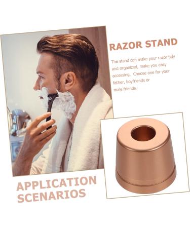 Iwowhero Metal Razor Holder & Shaving Stand - Portable Shaving Rack for Men - Premium Razor Plane Base - Buy Online on GoSupps.com