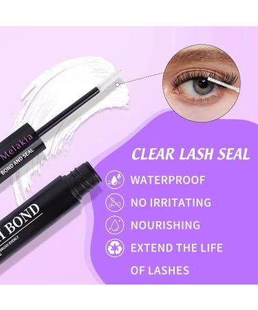 Lash Bond and Seal - Melakia Cluster Lash Extension 10ml | Super Strong Hold Long Lasting DIY Lash Adhesive - Buy Online on GoSupps.com