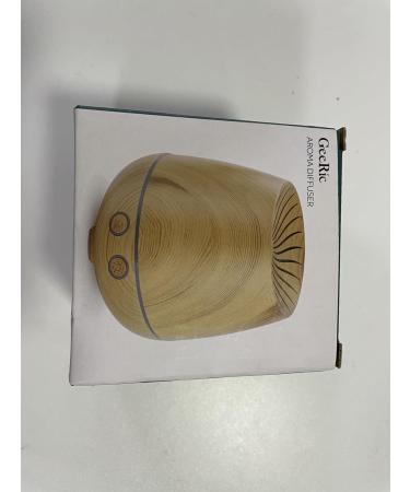 Aroma Diffuser & 120ml Humidifier - Ultrasonic Aromatherapy Oil Fragrance Lamp with 7 Color LED Light - Wood Grain Design for Home & Office - Buy Online on GoSupps.com