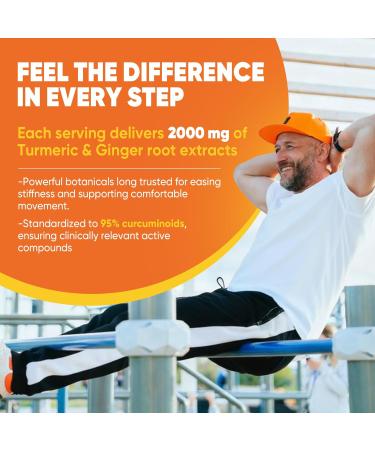 Liposomal Turmeric Ginger Curcumin Complex Supplement Pills, 2000mg Organic Turmeric Root with Black Pepper, Lutein and Zeaxanthin Supplements Liquid Softgels, 95% Curcuminoids, Non-GMO, 240ct - Buy Online on GoSupps.com