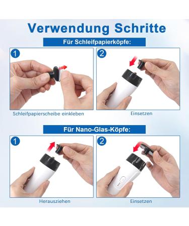 Electric Callus Remover Callus Removal Foot Rechargeable Professional Electric Callus Remover Foot Care Pedicure Rasp Foot File Sander 3 Speeds (White) - Buy Online on GoSupps.com