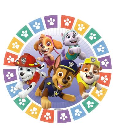 amscan 9914236-66 Paw Patrol Plate 23 cm 2022 8 pieces 23 centimeters Plate