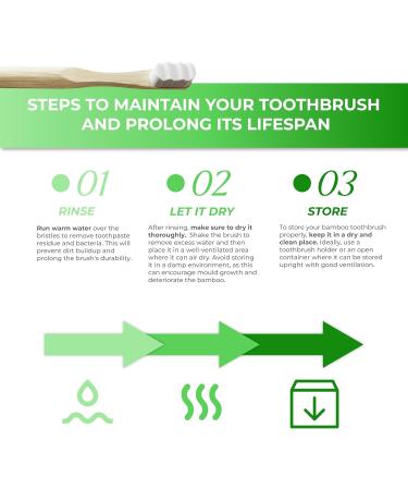 Children's Bamboo Toothbrush Set - 5 + 1 Hourglass - Soft Bristle BPA Free Eco-Friendly Nano Toothbrush for Kids - Buy Online on GoSupps.com