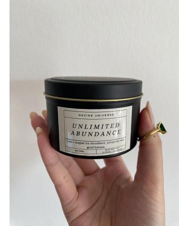 Vegan Soy Wax Crystal Candle | Abundance & Manifestation | Amethyst Rose Quartz Citrine | Perfect Housewarming Gift - Buy Online on GoSupps.com