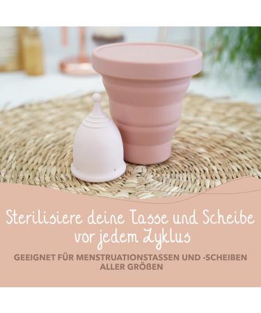 Bamboozy Menstrual Cup Sterilizer - Reusable BPA-Free & Chemical-Free - Includes Brush for All Sizes Eco-Friendly Solution - Buy Online on GoSupps.com