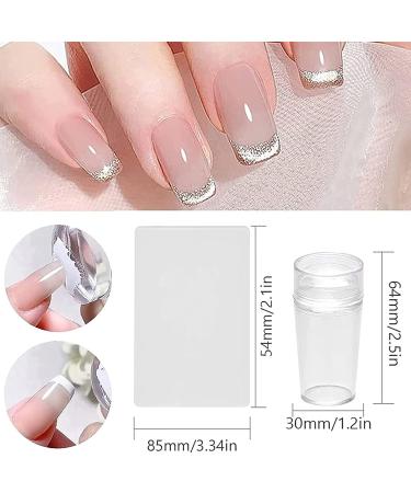 8Pcs Ocean Animal Flower Nail Stamping Plates Set - Stamp Templates Kit with Stamper & Scraper for DIY Nail Art | Manicuring Printing Tools - Buy Online on GoSupps.com