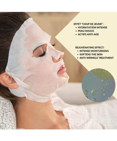  Littorelle Face Mask No.6 Collagen Moisturising Serum and Vitamin E - Made in France - Anti-Ageing and Moisturising - Anti-Wrinkle Care - Fabric Mask All Skin Types - Pack of 10 Units - Buy Online on GoSupps.com