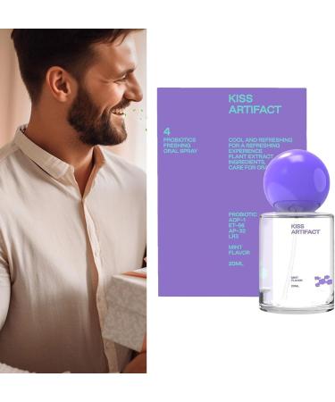 Kiss Artifact | 20ml Deodorizing Spray | Probiotic Oral Spray | Mint-Scented Mouth Deodorizer | Alcohol-Free for Freshness | Respiratory Supplement | Oral Spray for Bad Breath - Buy Online on GoSupps.com