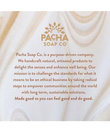 Pacha Dirty Hippie Bar Soap 5 Pack - Handcrafted Soap with Oats, Nutmeg, and Patchouli Oils - Natural Face, Hand, and Body Wash - Buy Online on GoSupps.com